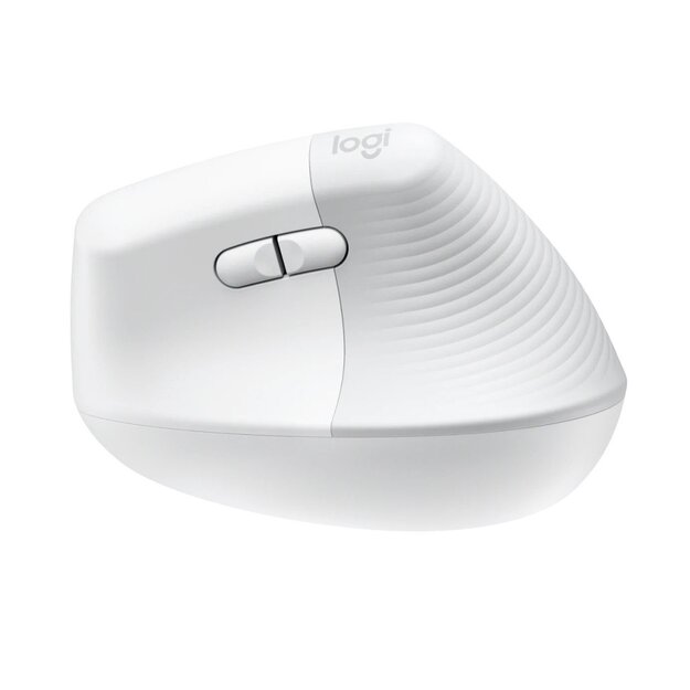 Logitech - Lift Ergo Mouse, Off-white/Pale Grey