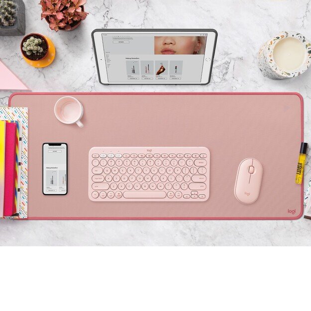 Logitech - Studio Series Desk Mat - Rose