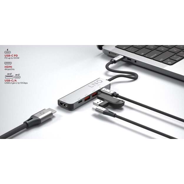 LINQ - 5in1 PRO USB-C Multiport Hub 2