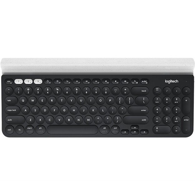 Logitech - K780 Multi-Device Wireless Keyboard, Grey/White (Nordic)