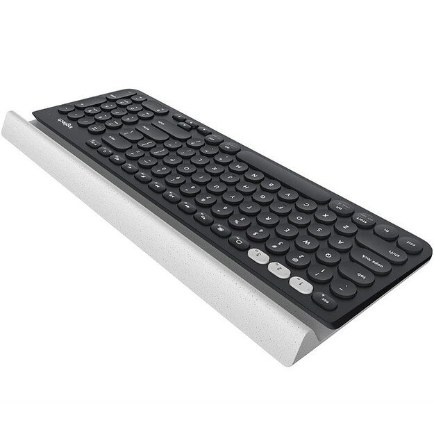 Logitech - K780 Multi-Device Wireless Keyboard, Grey/White (Nordic)