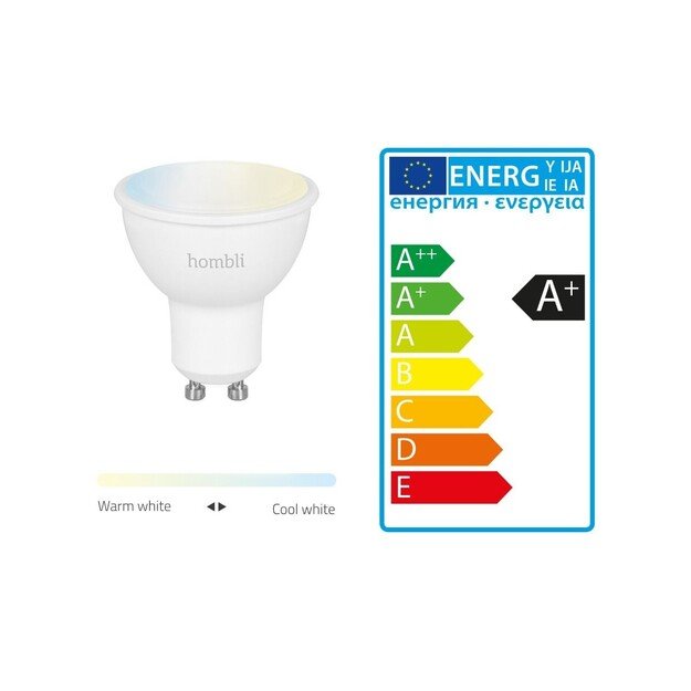 Hombli - Smart Spot GU10 CCT 4,5W Dimmable