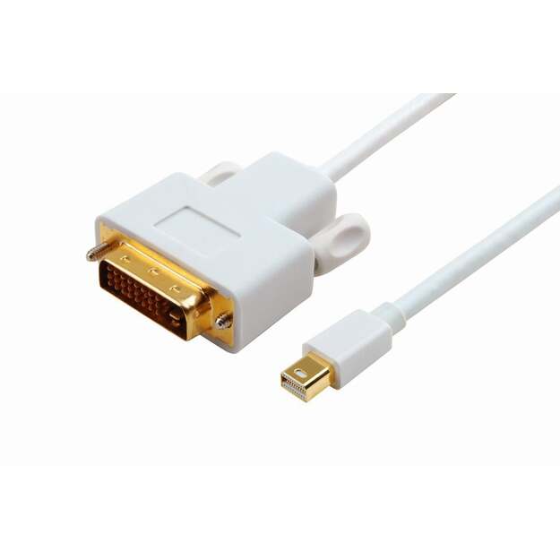 MicroConnect - Mini DisplayPort 1.2 - DVI-D (24+1) Dual-Link Cable 2m