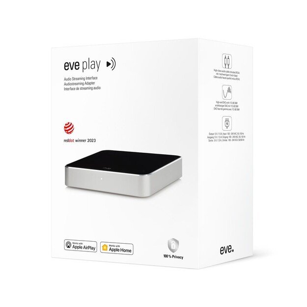 Eve Play – Audio Streaming Interface for AirPlay