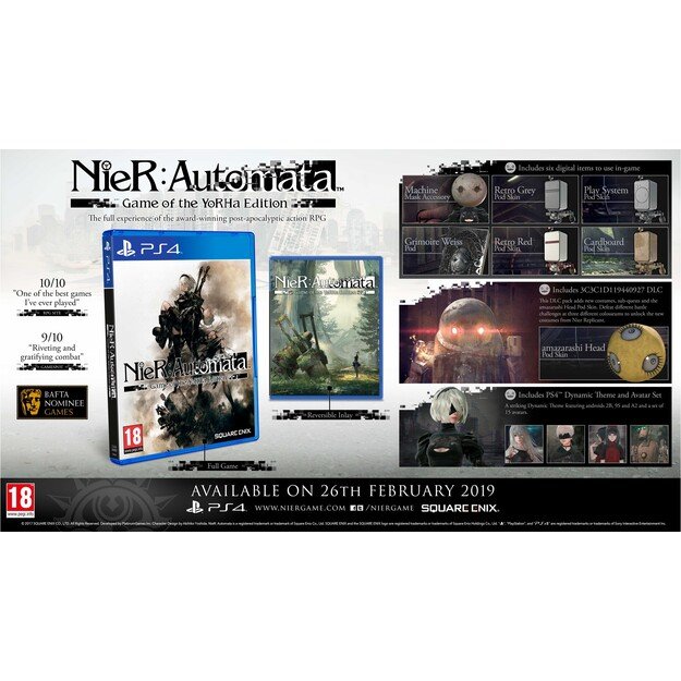 NieR: Automata (Game of the Year)
      
        - PlayStation 4