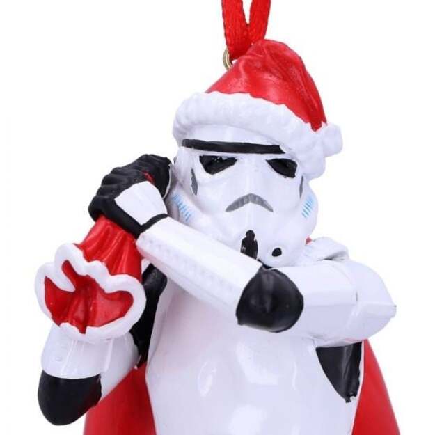 Stormtrooper Santa Sack Hanging Ornament 13cm