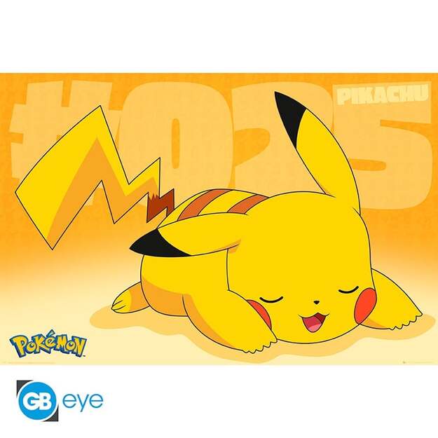 POKEMON - Poster Maxi 91.5x61 - Pikachu Asleep