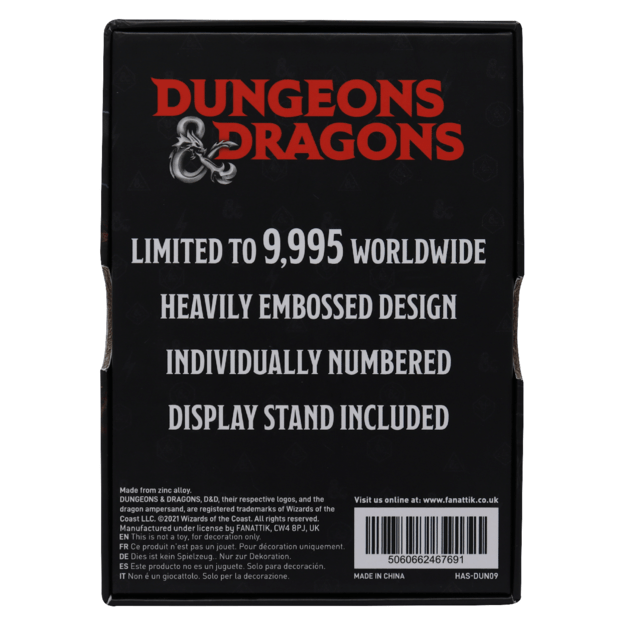 Dungeons & Dragons Limited Edition Monster Manual Ingot