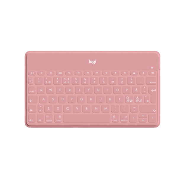 Logitech - Keys-To-Go - Pink (Nordic)