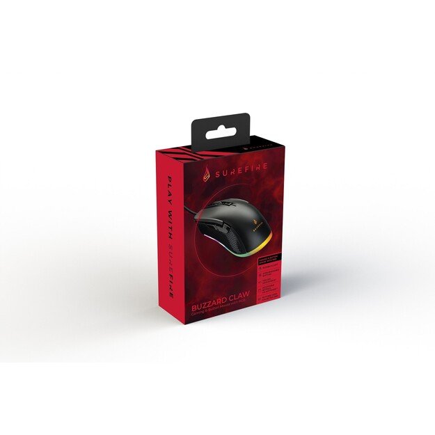 SUREFIRE - Buzzard Claw Gaming 6-Button Mouse with RGB