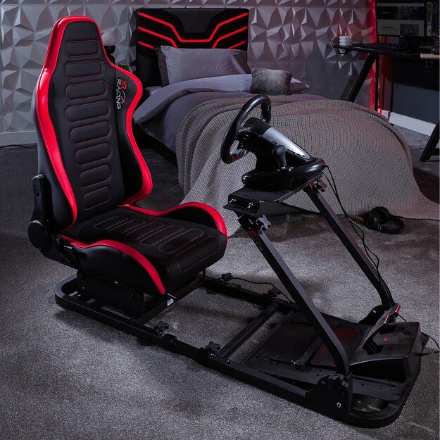 Xrocker Xr Racing Chicane Racing Seat For The Xr Racing Rig - Black And Red