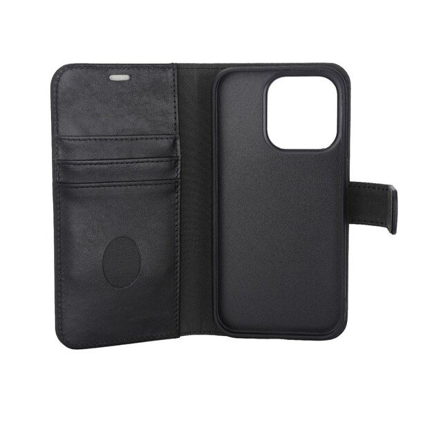 RadiCover - Radiation Protection Wallet Vegan Leather 2in1 MAGSAFE iPhone 15 PRO Black