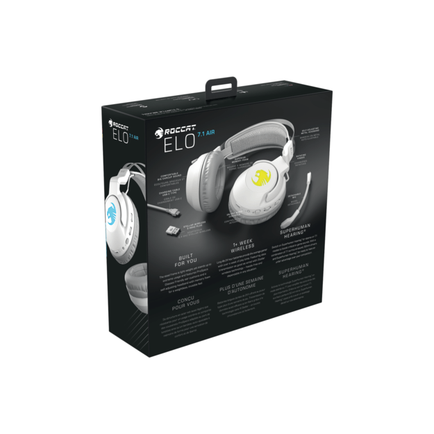 Roccat - ELO 7.1 AIR Gaming headset White