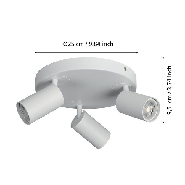 EGLO - Telimbela-Z spot roundel white - RGB + TW - Zigbee, Bluetooth