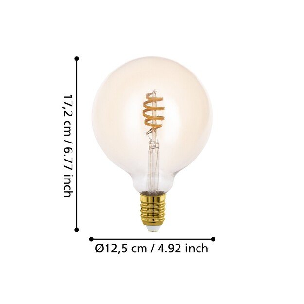 EGLO - E27 G125 spiral, amber - TW - Zigbee, Bluetooth