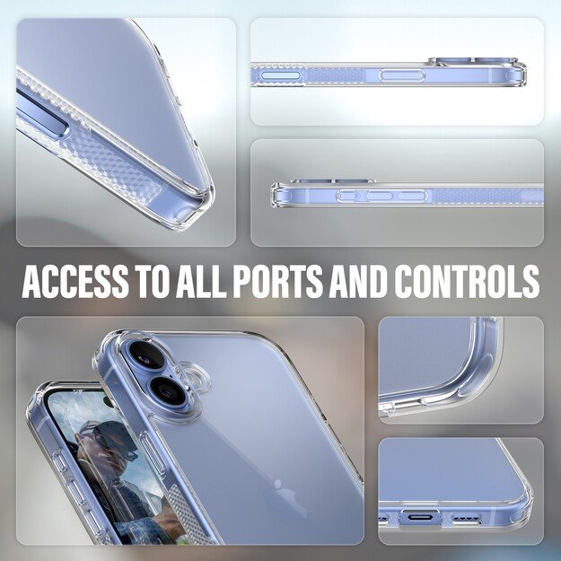 PanzerGlass - HardCase - iPhone 16 Plus - Transparent