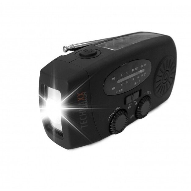 Technaxx - Hand Crank & Solar Radio - TX-238