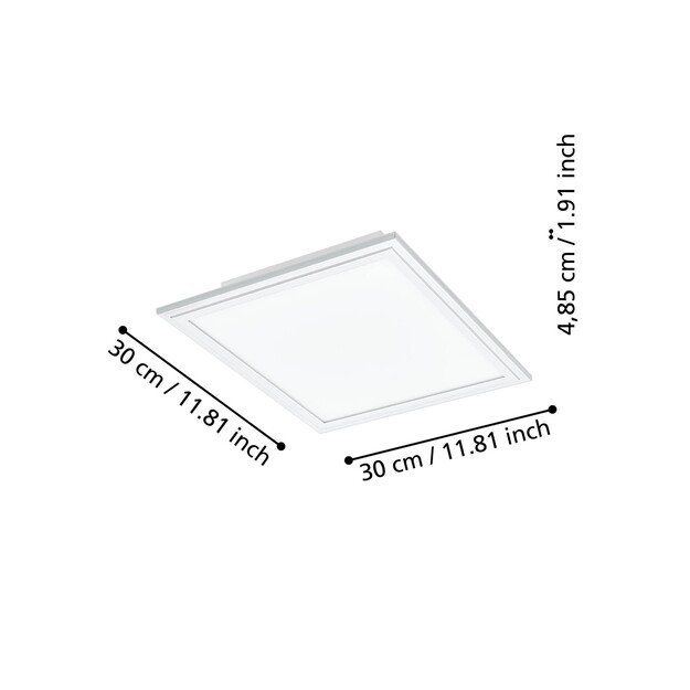 EGLO - Salobrena-Z panel white 30x30 - TW - Zigbee, Bluetooth