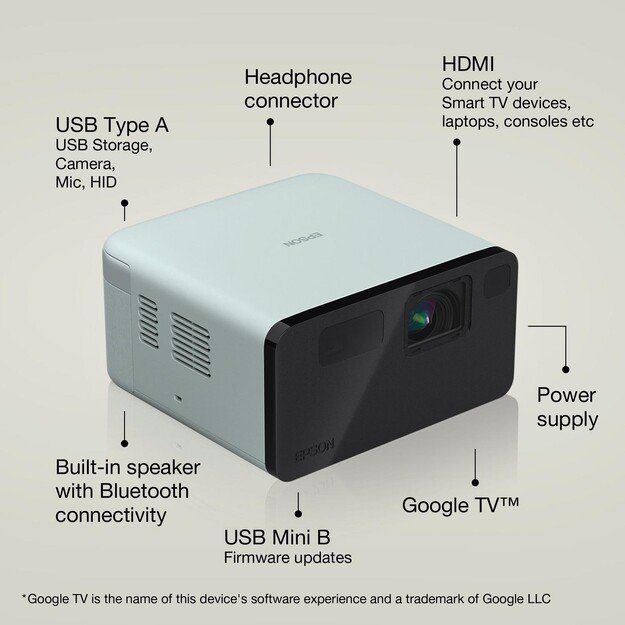 Epson - EF-21G Compact Home cinema Projector