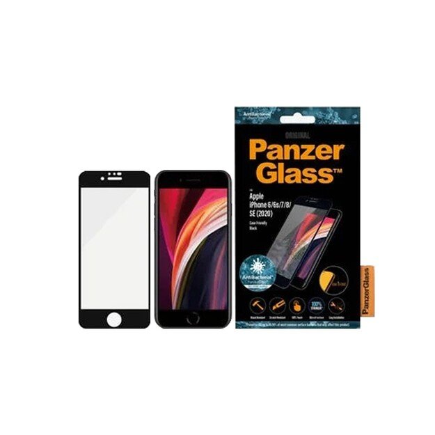 PanzerGlass - Screen Protector Apple iPhone 8 - 7 - 6s - 6 - SE (2020/2022) - Edge-to-Edge