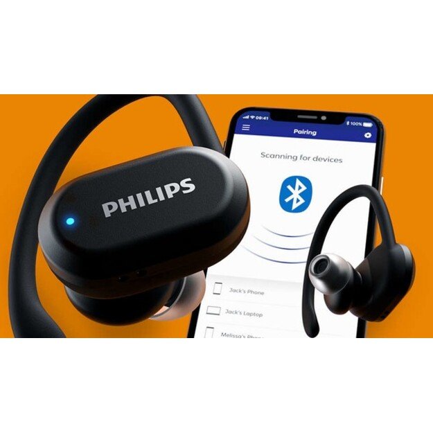 Philips  Audio - True Wireless Sports Headphones - TAA7306BK