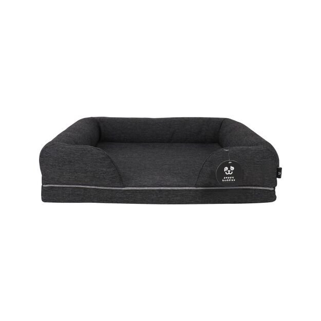 Peppy Buddies - Dogbed Oscar L, Dark grey 94x73x19 cm - (697271866734)