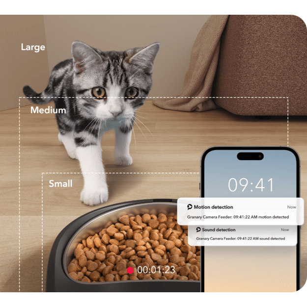 PetLibro - Automatic Cat Black Feeder with Camera  - (PL-AF203-94B)