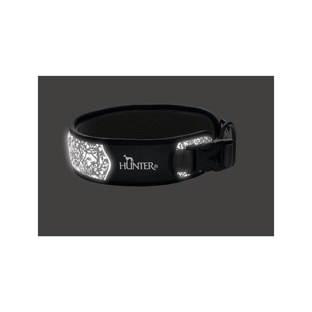 Hunter - Collar Divo Reflect XL, black/grey - (68967)