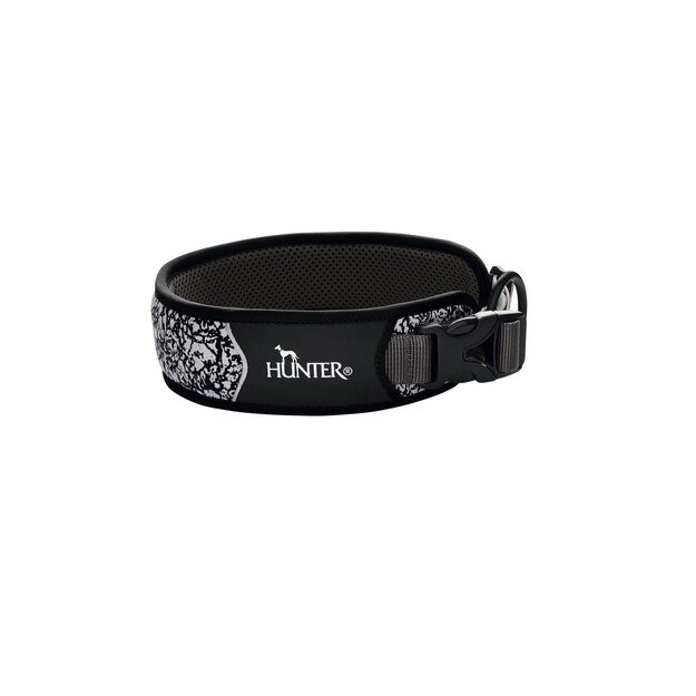 Hunter - Collar Divo Reflect XL, black/grey - (68967)