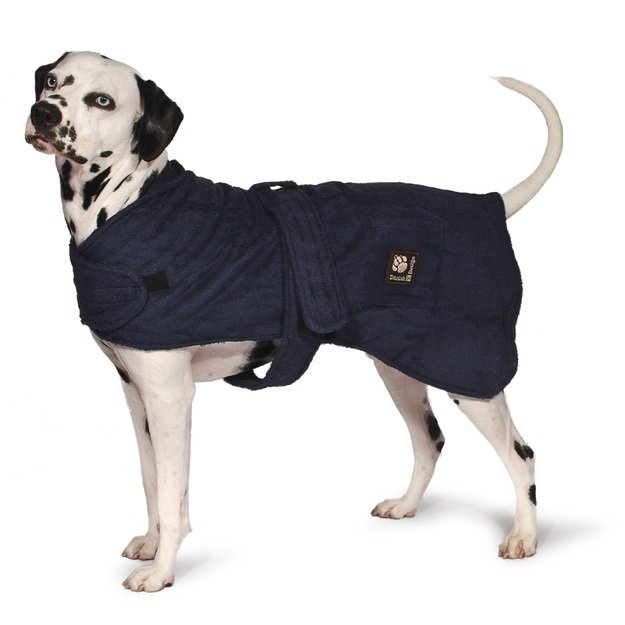 Danish design - Dog bath robe navy 50cm - (D11350)