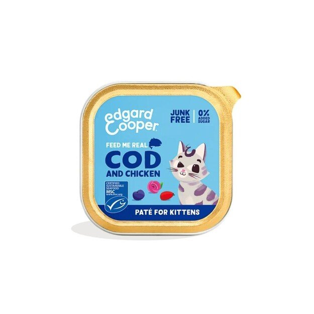 Edgard Cooper - Kitten Vetfood Paté Cod/Chicken - 85g