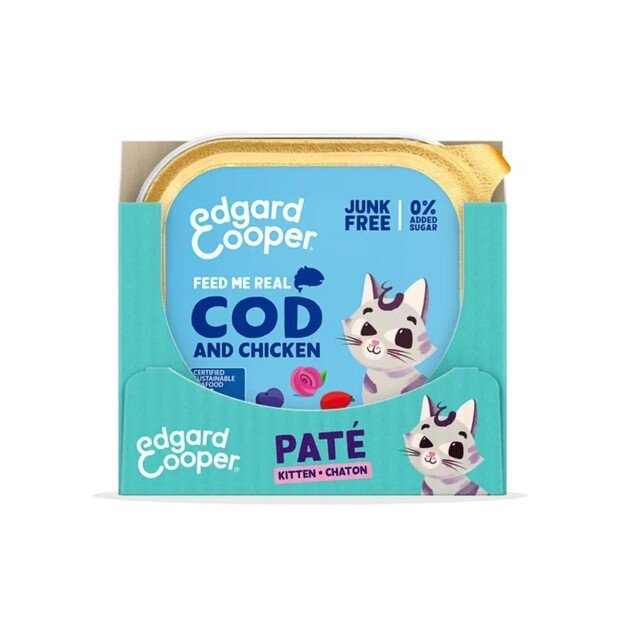 Edgard Cooper - Kitten Vetfood Paté Cod/Chicken - 85g