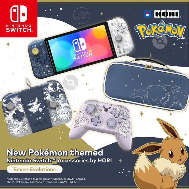 Hori Wireless HORIPAD (Eevee Evolutions)