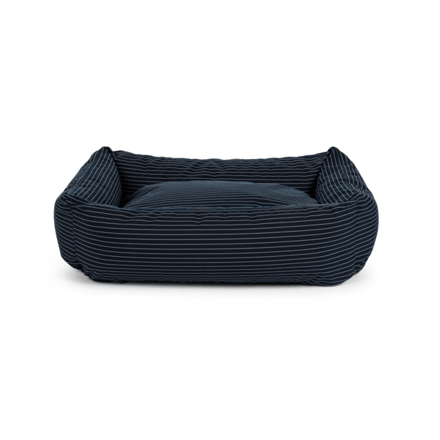 Fossflakes - PetBed Mini 50x45 Navy Pinstripe - (PET-BED-050-045-103)