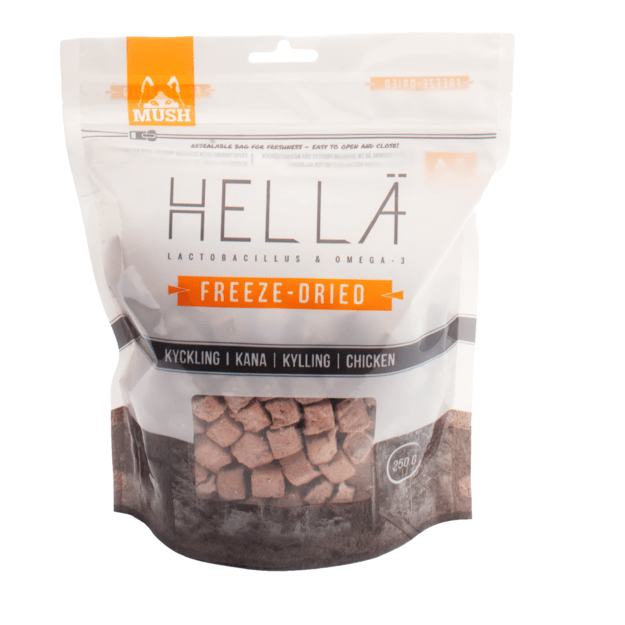 MUSH - Hellä Chicken Freeze Dried 250gr - (MUSH79301DK)