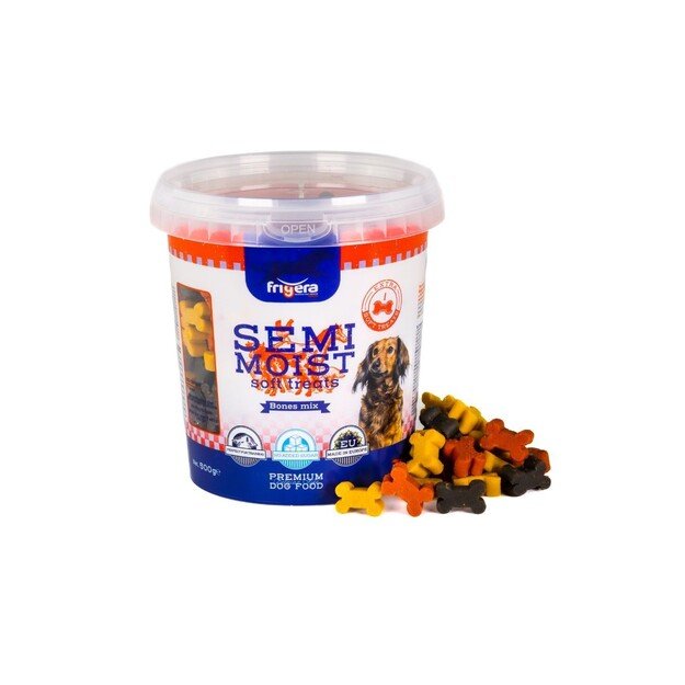 Frigera - Semi-Moist Treat Soft Bones Mix 500g - (402285861230)