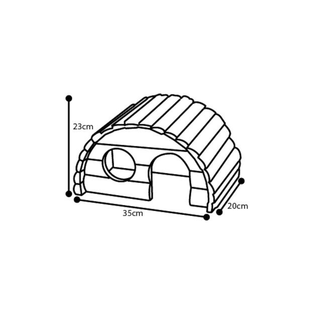 Flamingo - House for rabbits and guinea pigs, Sam - (5400585009248)