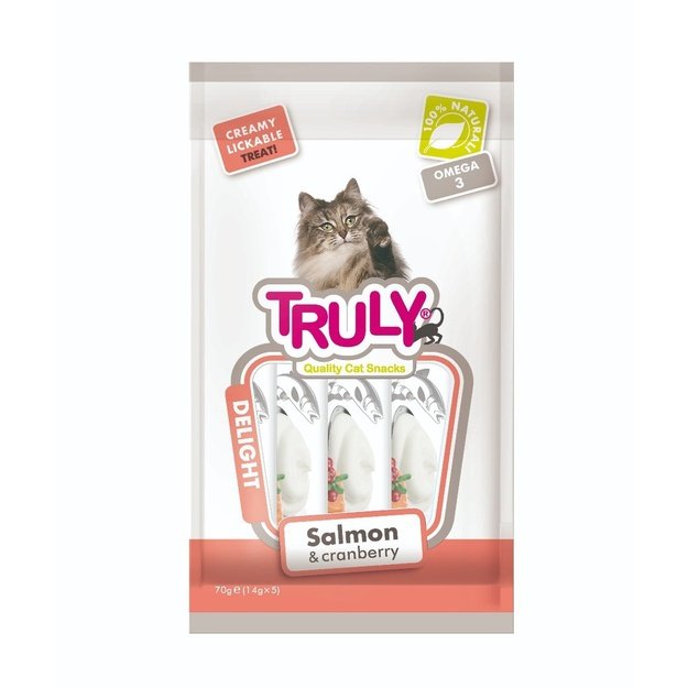 Truly - Cat Creamy Lickable Salmon & Cranberry 70g - (WP11379)