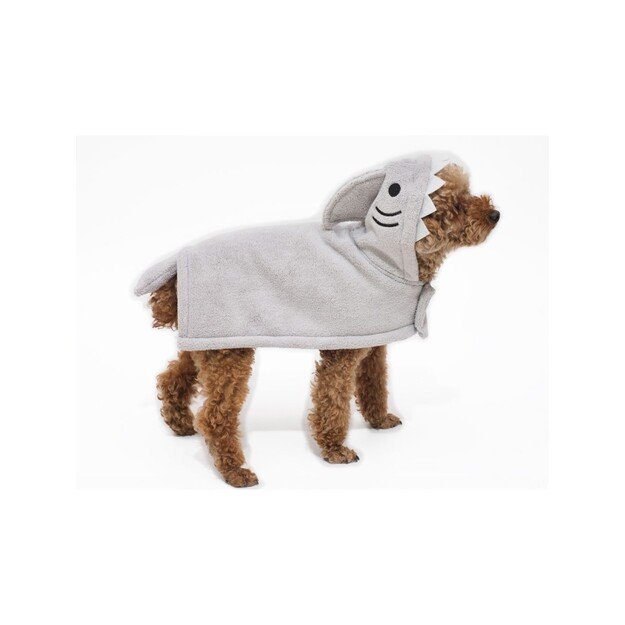 Peppy Buddies -  Bathrobe Shark XL, Grey , Size  70 cm - (697271866729)