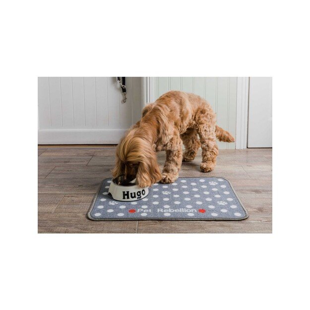 Pet Rebellion - Absorbent Food Mat - Paw Dots - 40x60cm - (869134133548)