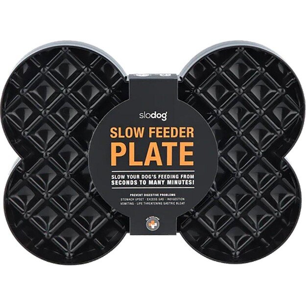 LICKIMAT - Dog lick mat  Slow Feeder Plate Black 35X26X3Cm - (645.5404)