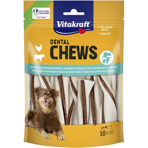 Vitakraft - Dental Chews chew sticks with chicken filling S for dogs 150gr - (58292)