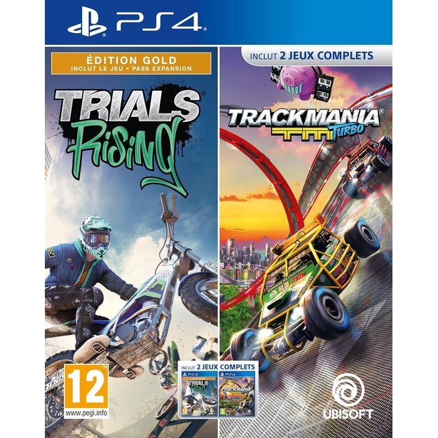 Trials Rising Gold Edition + Trackmania Turbo (FR/Multi in Game)
      
        - PlayStation 4