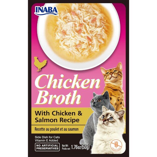 CHURU - Chicken Broth With Chicken & Salmon 40G - (798.5256)