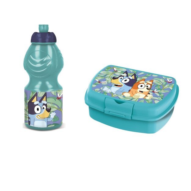 Stor - Lunch Box & Water Bottle - Bluey