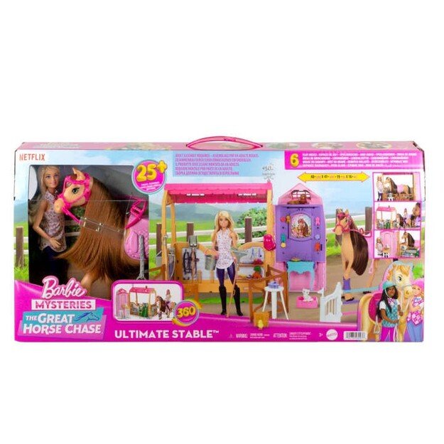 Barbie – The Great Horse Chase Ultimate Stable (HXJ44)