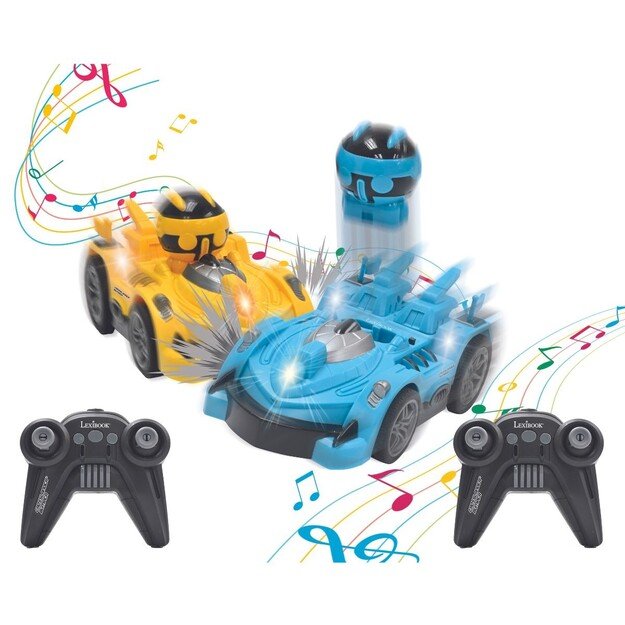 Lexibook - Crosslander® BUMPER – 2 Bumper cars w. 2 figures (RC2)