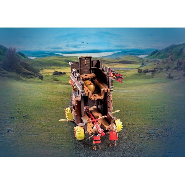 Playmobil - Battle wagon with fire cannon (71643)