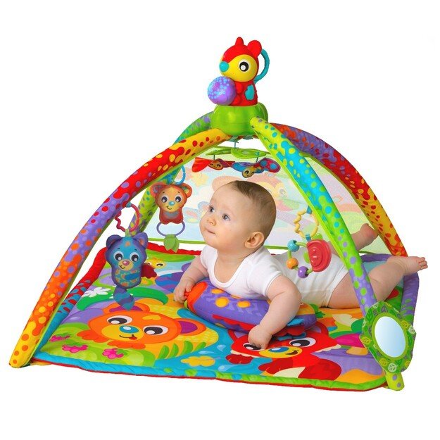 Playgro - Woodlands Music and Lights Projector Gym - (10186993)