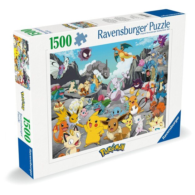 Ravensburger - Puzzle Pokémon Classics 1500p (12000726)